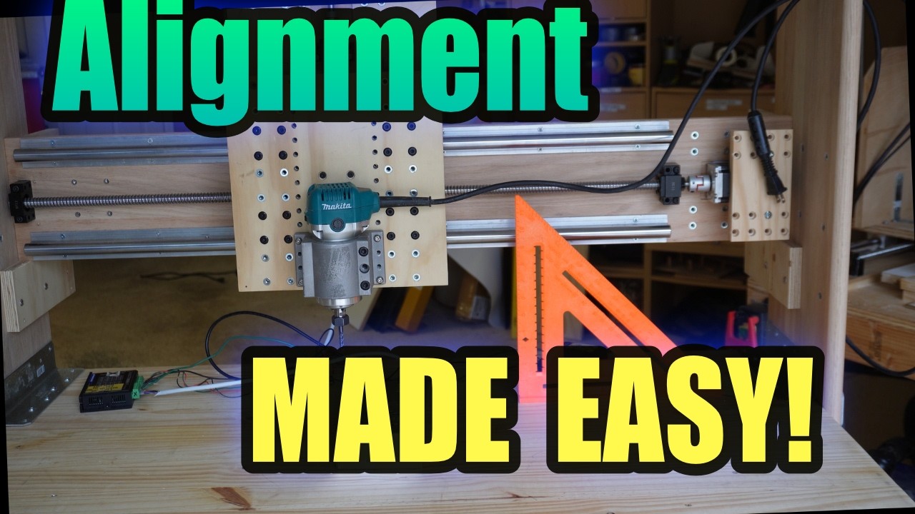 CNC GOLDEN NUGGET TIP FOR AXIS ALLIGNMENT AND XZ GANTRY DEMO | DIY
