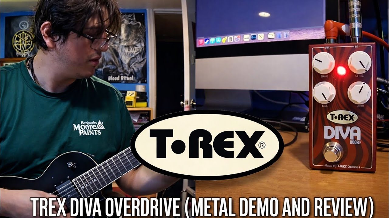 T-REX DIVA DRIVE Guitar pedal ( Metal Demo and Review ) - YouTube