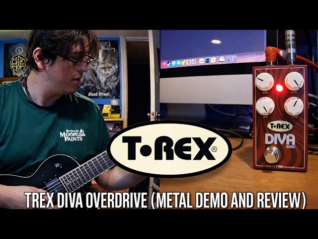 T-REX DIVA DRIVE Guitar pedal ( Metal Demo and Review ) - YouTube
