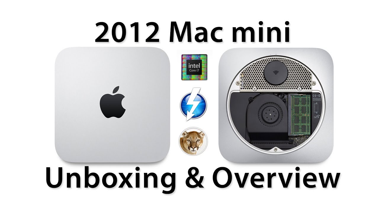 2012 Mac mini Unboxing / Overview - 2.3 GHz Quad-Core i7 / 4GB RAM