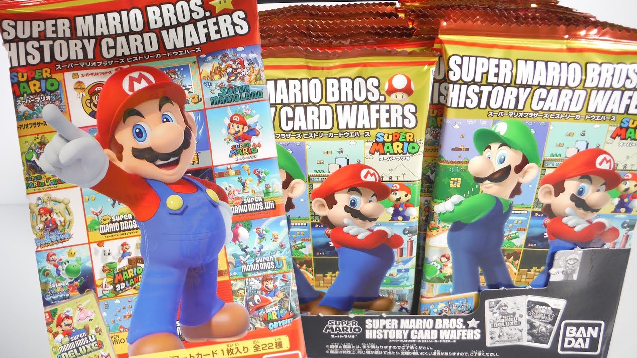 スーパーマリオブラザーズ ヒストリーカードウエハース 『1BOX 開封