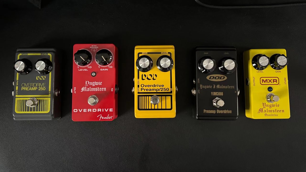 Yngwie Malmsteen - Dunlop MRX YJM308 Vs DOD250 Vs Fender YJM