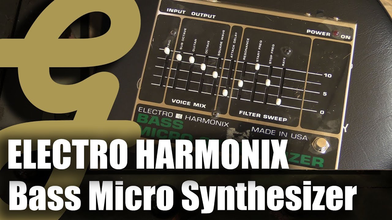 Electro Harmonix Bass Micro Synthesizer - YouTube
