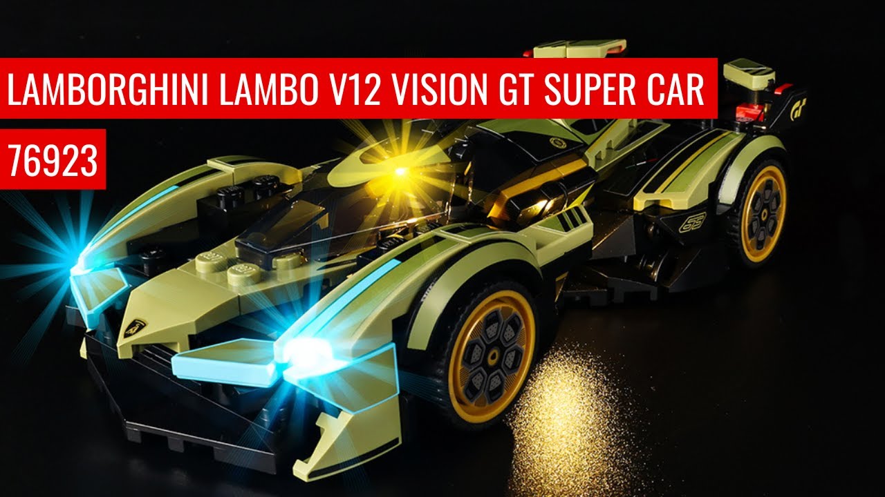 LEGO® Lamborghini Lambo V12 Vision GT Super Car 76923 Light Kit