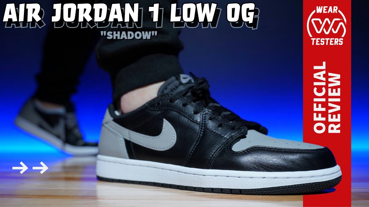 Air Jordan 1 Low OG Shadow 2024 - YouTube