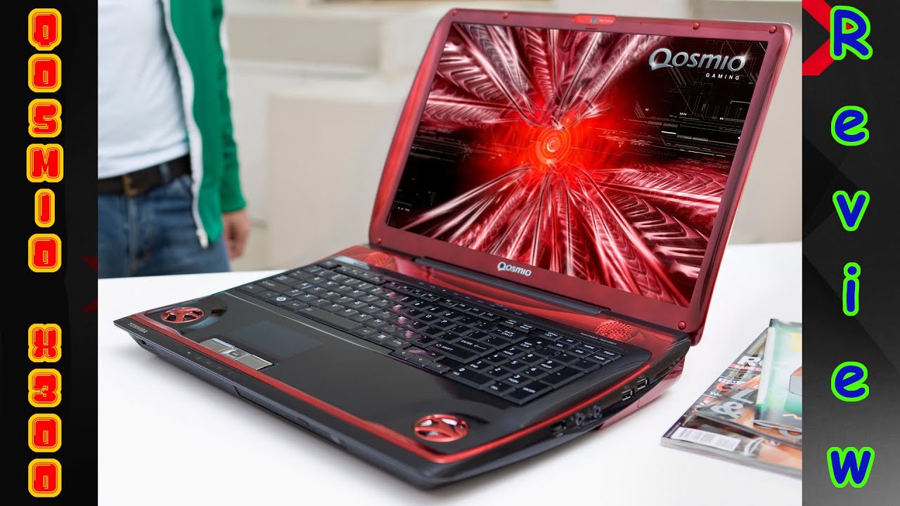 Toshiba Qosmio X300 Vintage Multimedia Gaming Laptop Review - YouTube
