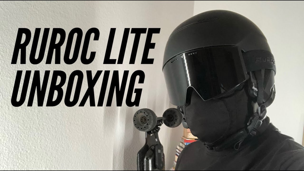 Ruroc Lite Helmet Unboxing and 1st Impressions - YouTube