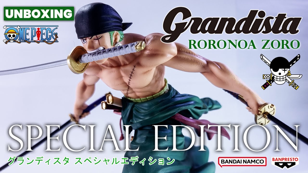 GRANDISTA RORONOA ZORO SPECIAL EDITION (UNBOXING/REVIEW) ロロノア