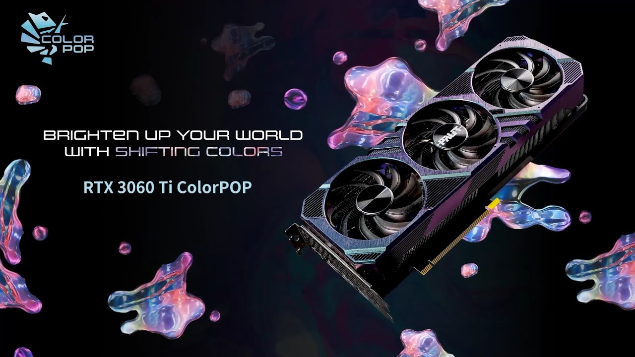 Palit GeForce RTX 3060 Ti ColorPOP | The First Ever Color-Shifting
