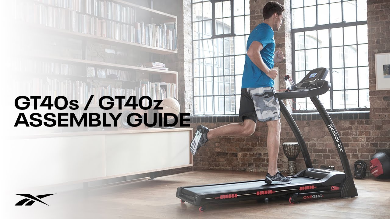 Reebok GT40s/GT40z One Series Treadmill – Step-by-Step Assembly