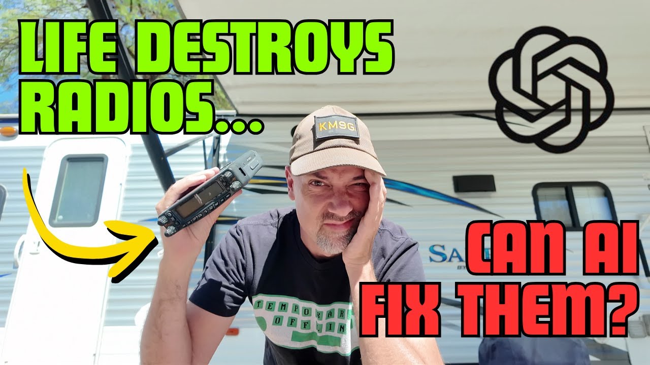 Can AI Really FIX My Broken Yaesu FT-8800? - YouTube