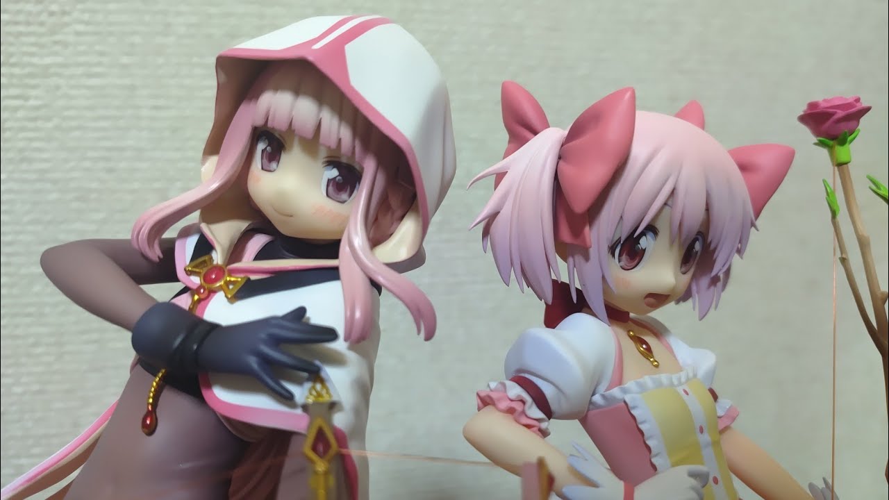 特典入り】2個で3万円のフィギュア 鹿目まどか&環いろは1/8スケール