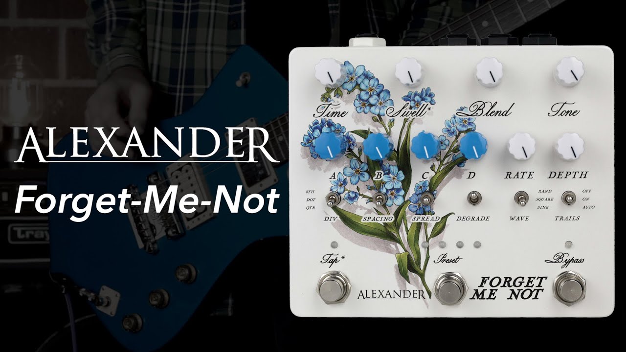 Alexander Pedals: Forget Me Not // Stereo Multi-Tap Delay/Reverb