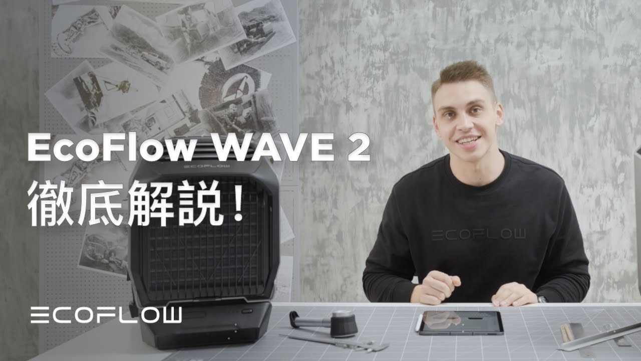 EcoFlow WAVE 2を徹底解説 | 冷暖房機能付きポータブルエアコン - YouTube