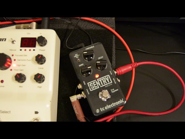 TC Electronic Sentry Noise Gate Demo - YouTube