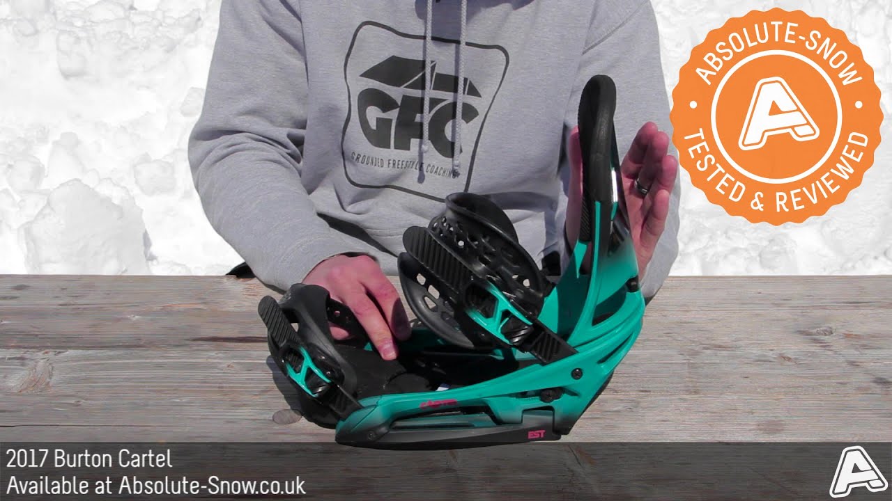 2016 / 2017 | Burton Cartel Snowboard Bindings | Video Review