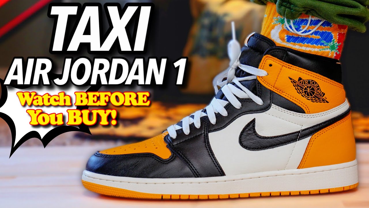 Air Jordan 1 TAXI / YELLOW TOE ON FEET Review! Watch BEFORE You