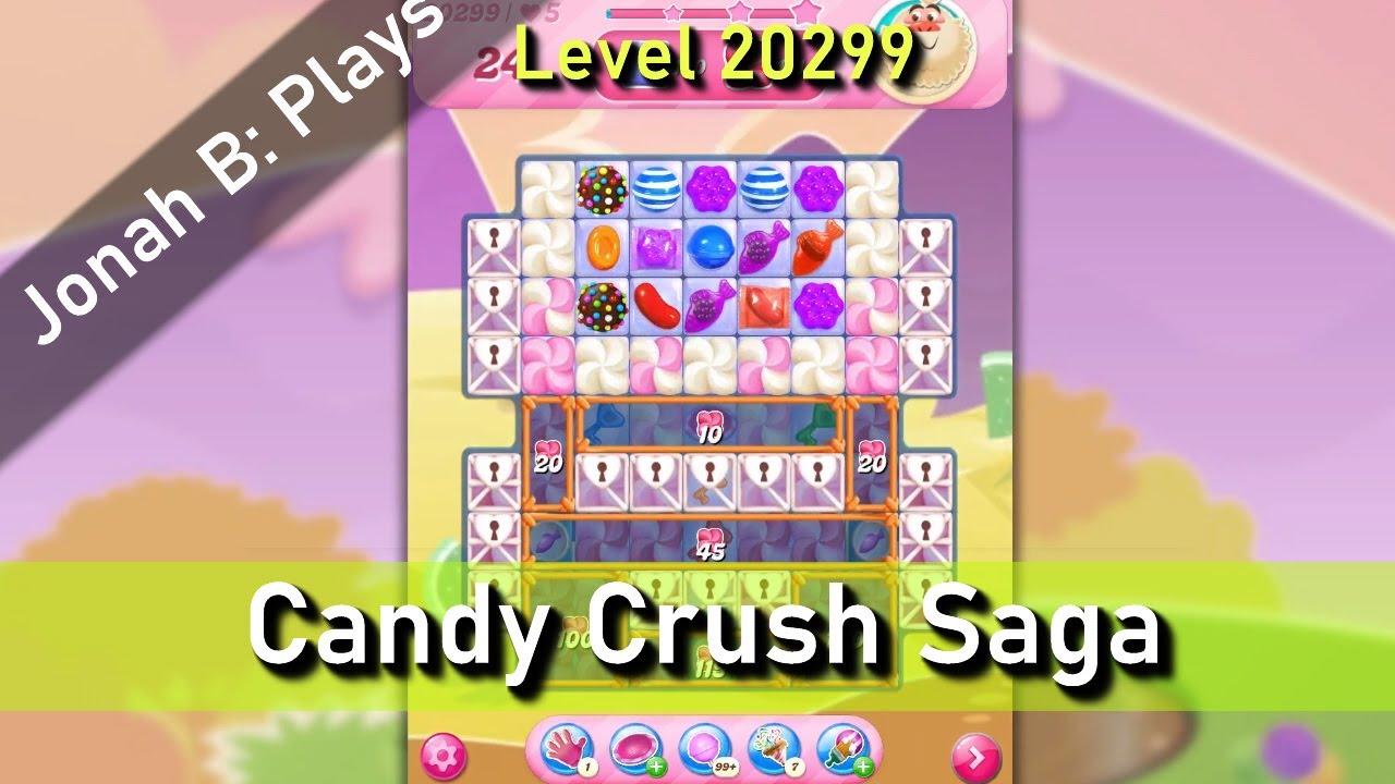 Candy Crush Saga Level 20299 - YouTube