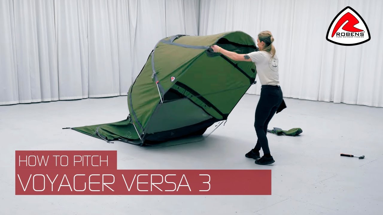 How to Pitch: Voyager Versa 3 | Robens 2023 - YouTube