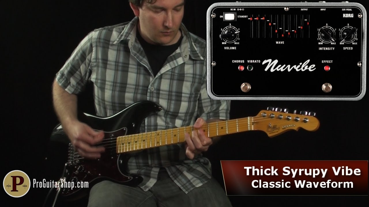 Korg Nuvibe - Chorus/Vibrato - YouTube