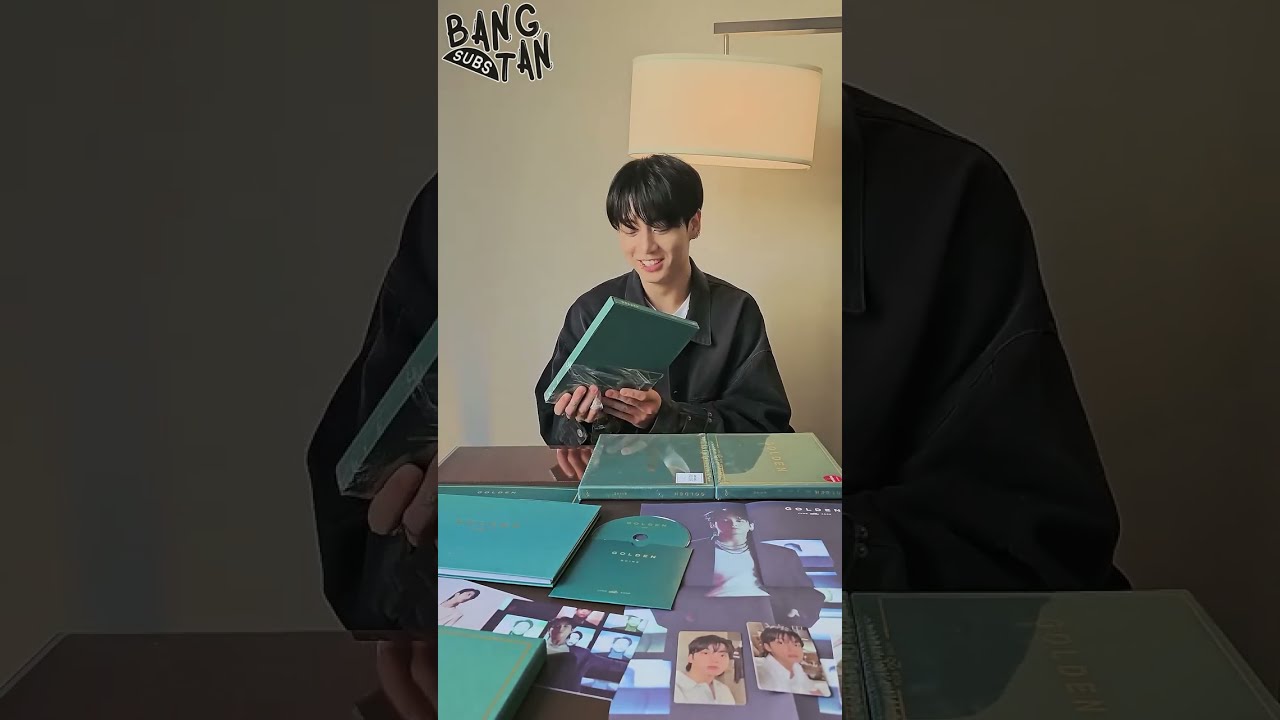 ENG] 231108 'GOLDEN (US Exclusive)' Unboxing Video with #JungKook