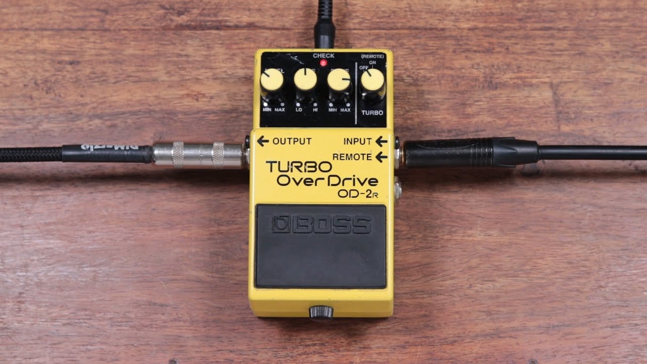 Boss OD-2R Turbo Overdrive - YouTube