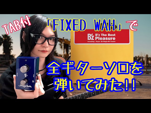 全ソロTAB】話題のIndigo Note「FIXED WAH」でB'z “Pleasure”を弾いて