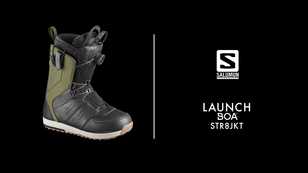Salomon Snowboards - Men's Launch BOA STR8JKT - YouTube