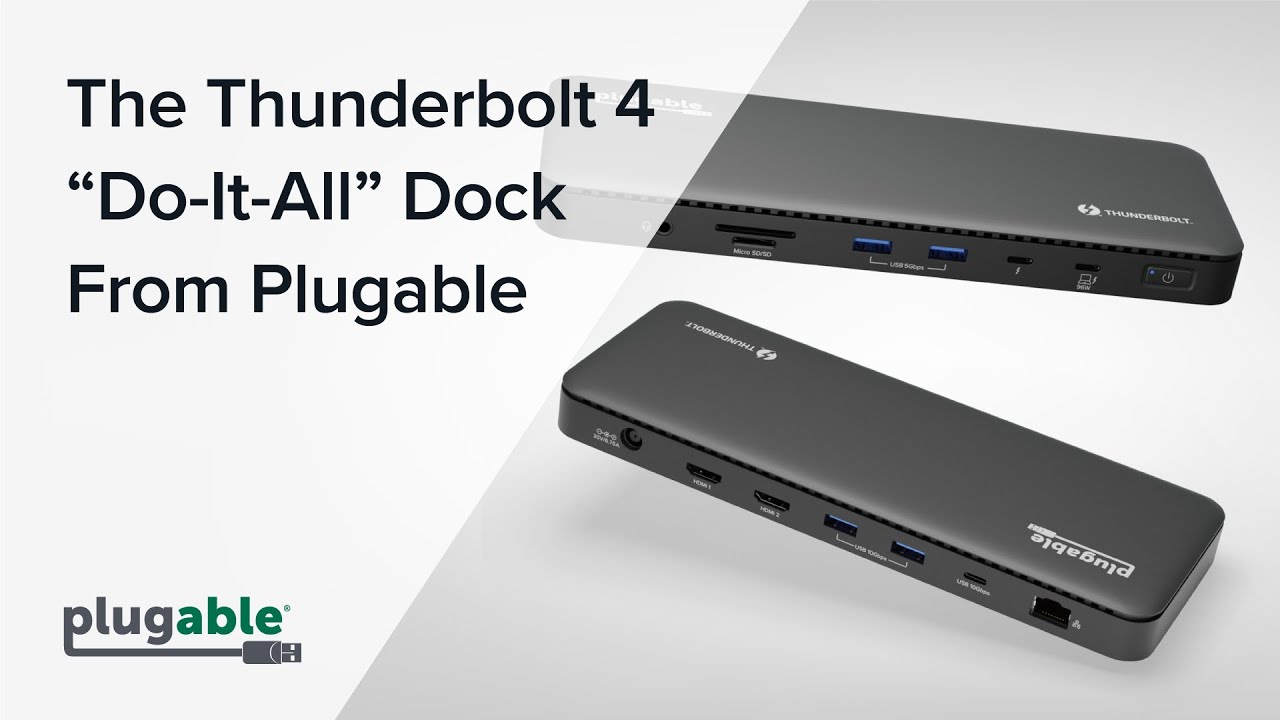 Plugable、最大4K60Hz出力が可能なHDMI x2ポートとUSB-A/-Cポートなど