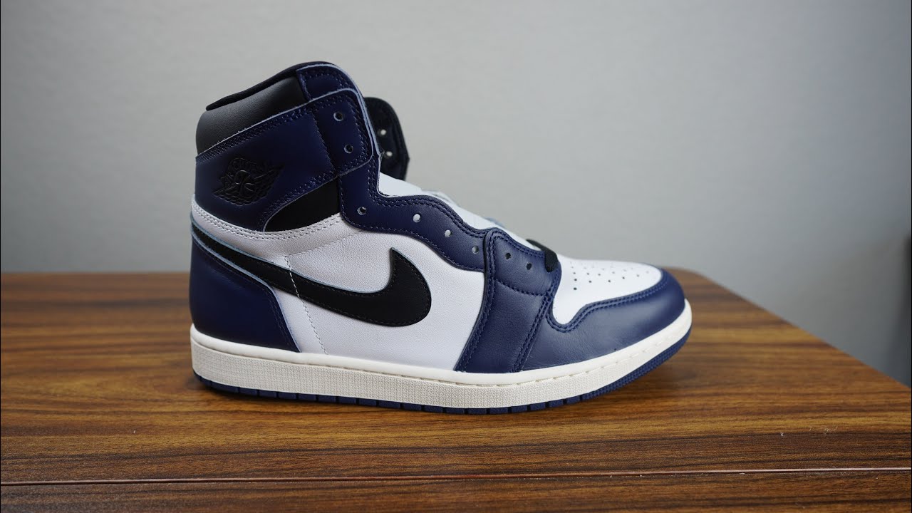 Air Jordan 1 Midnight Navy Sneaker Unboxing & On Feet Review Only