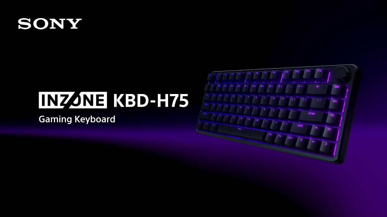 INZONE KBD-H75 Gaming Keyboard | Sony Official - YouTube