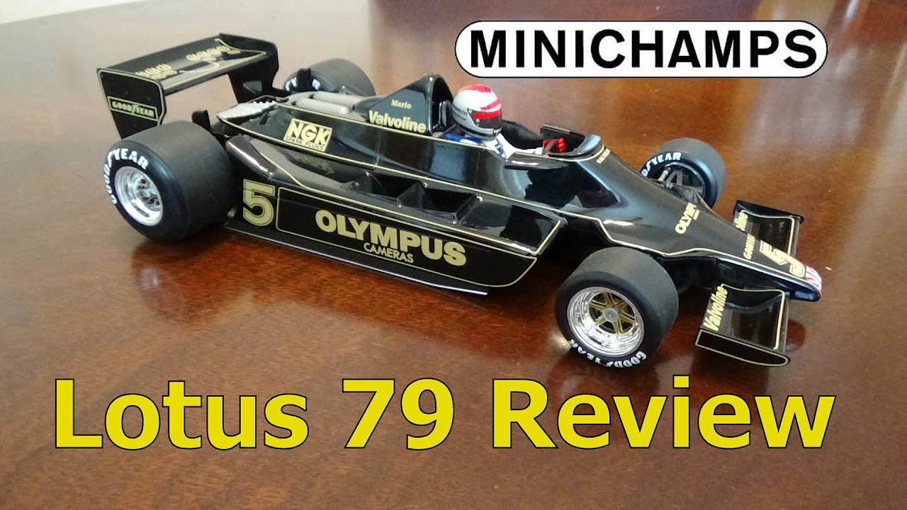 Minichamps Review, JPS Lotus 79 1/18 (1978) - YouTube