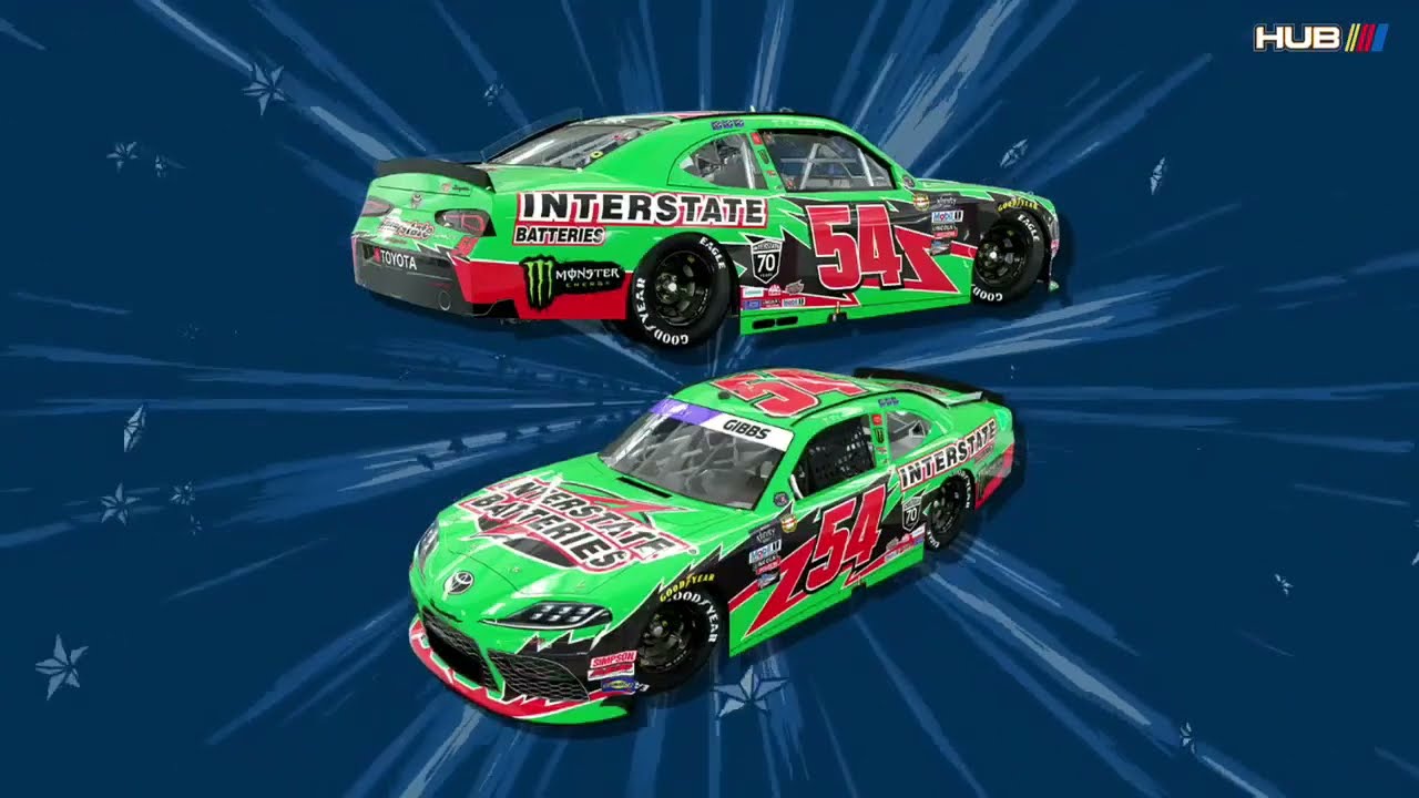 ナスカー 1/24 カイル ブッシュ インターステートバッテリー サイン