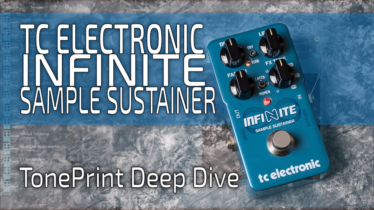 TC Electronic INFINITE SAMPLE SUSTAINER - アンビエント・パット