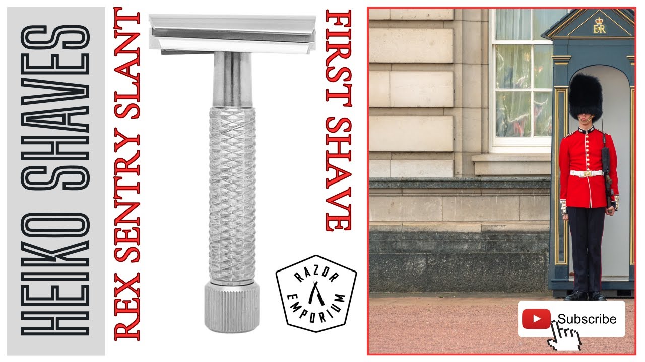 Rex Supply Co. Sentry Slant - First Shave - YouTube