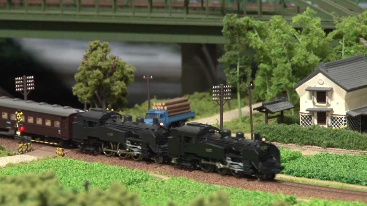 Nゲージ・鉄道模型 KATO 大井川鐡道 SL「かわね路」 - YouTube