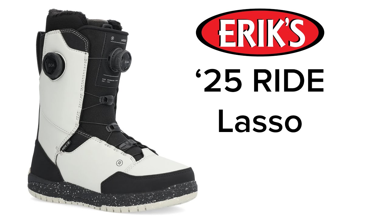 2025 RIDE Lasso Snowboard Boots - YouTube
