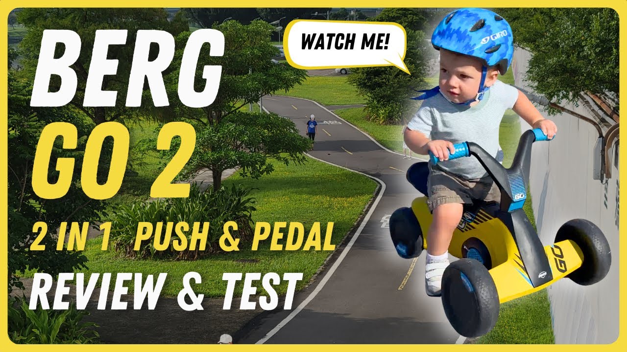BERG GO2 | 2-in-1 Push & Pedal | Toddler Bike Review - YouTube