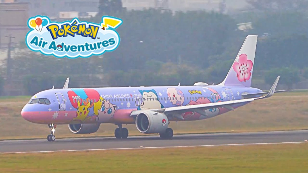 Airbus A321neo Pikachu Livery | China Airlines - YouTube