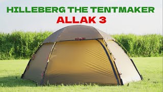 テント設営】HILLEBERG ALLAK3（ヒルバーグ アラック3）ファミリー
