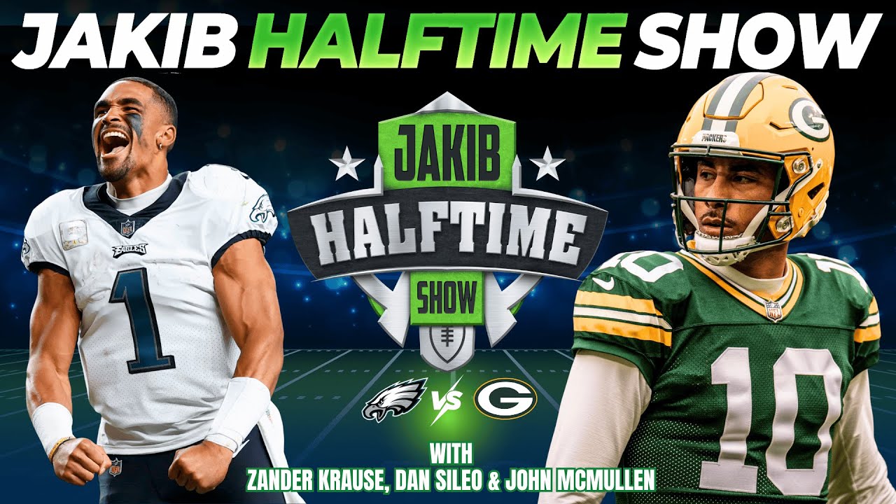 Eagles vs. Packers | JAKIB Halftime Show with Zander Krause & John