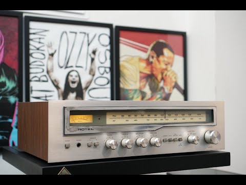 Rotel RX-403 Vintage Amplifier & Receiver made in Japan - YouTube