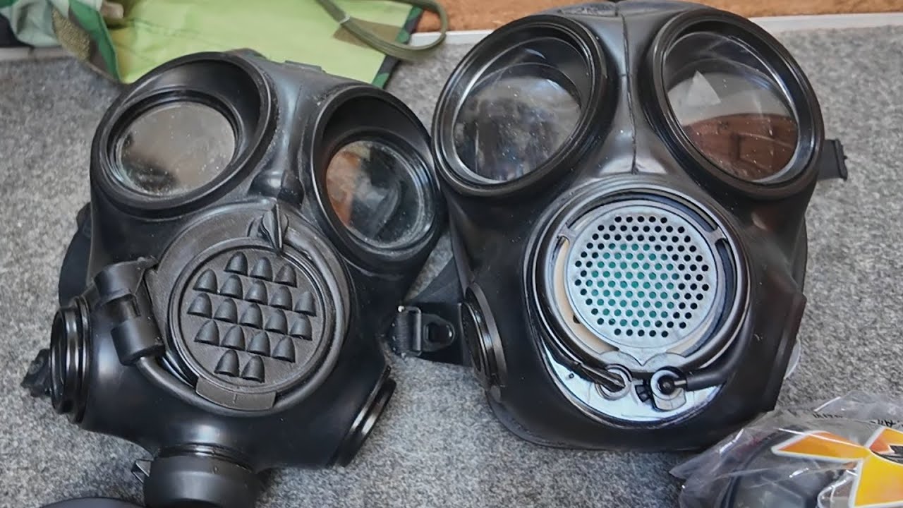 MIRA CM-7M VS Chinese Gas Mask FMJ08 - YouTube
