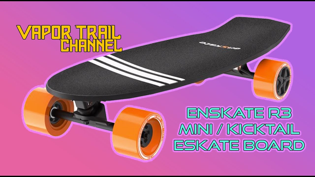 Enskate R3 Mini - The Top Electric Short Kicktail Board? - YouTube