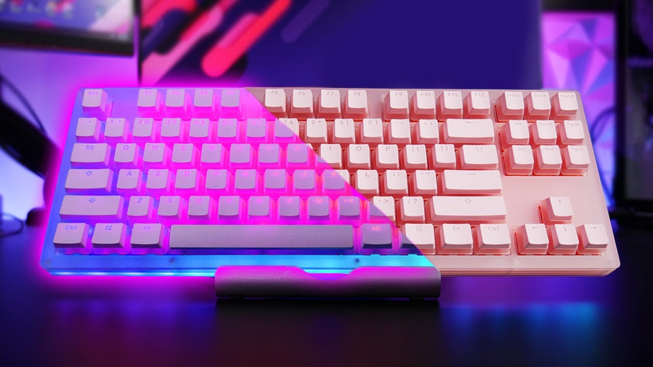 Akko Sakura Jelly RGB Mechanical Keyboard Review (Gateron Orange