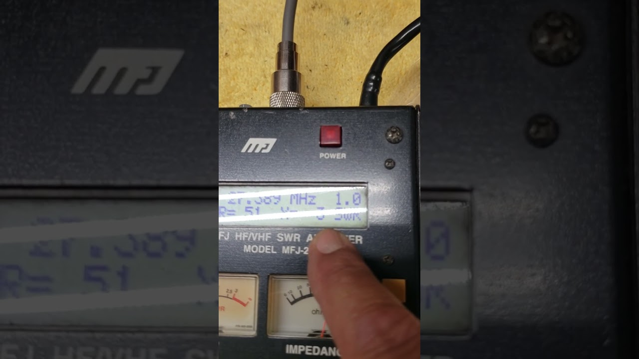 Mfj 259b quick operation antenna swr - YouTube