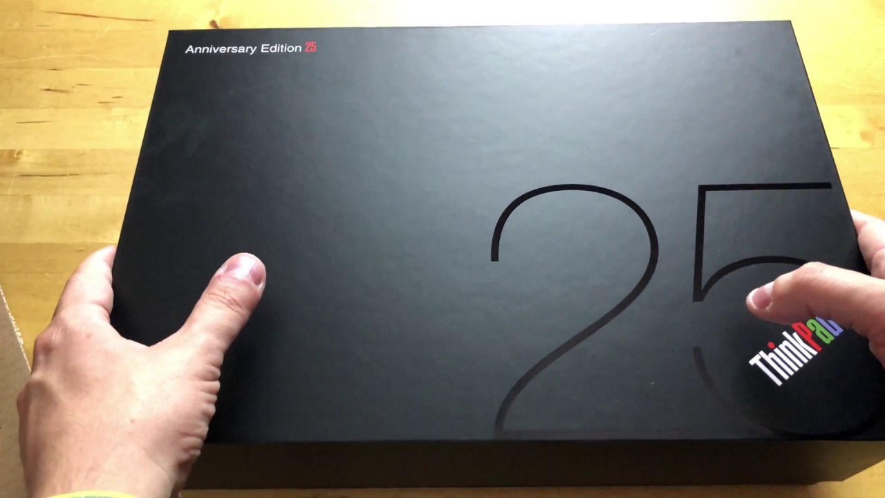 Unboxing Lenovo's ThinkPad 25th Anniversary Edition - YouTube