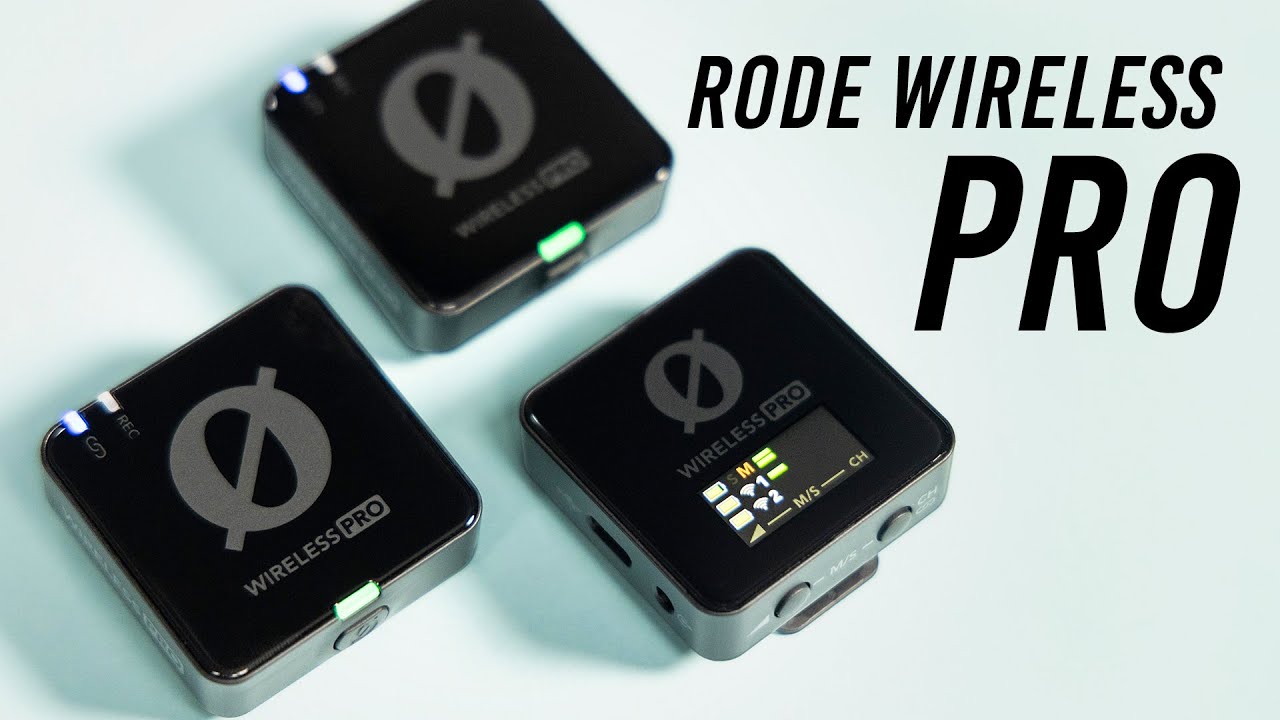 RODE Wireless PRO: Broadcast-Quality Wireless Audio - YouTube