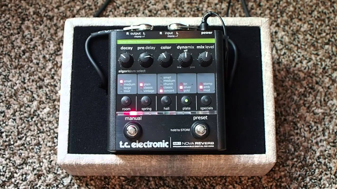 TC Electronic Nova Reverb Demo - YouTube