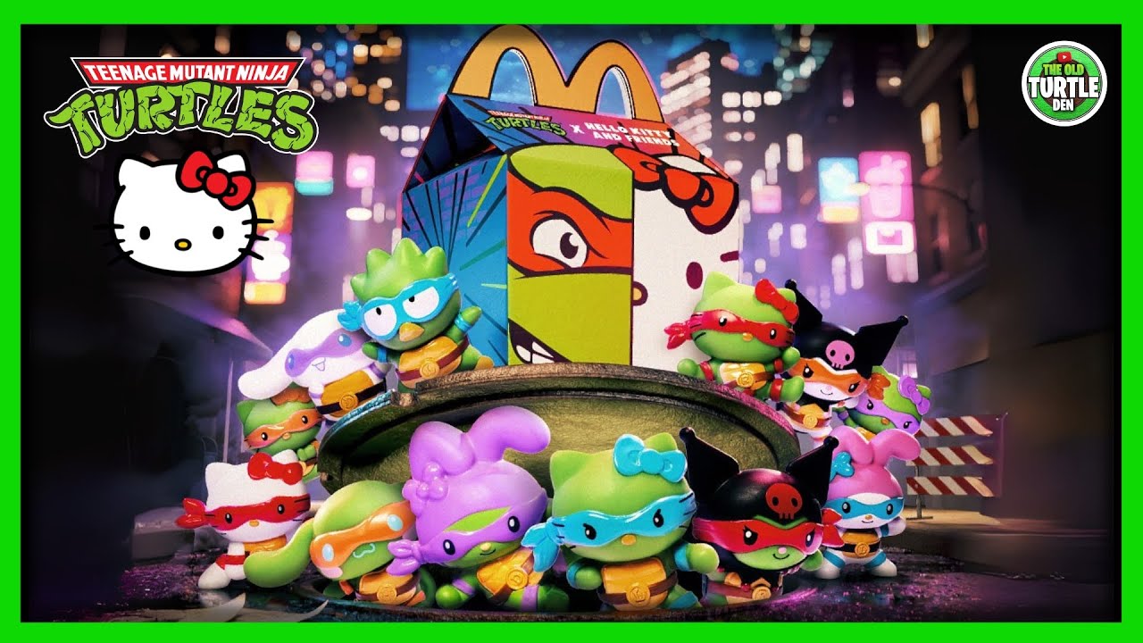 Teenage Mutant Ninja Turtles x Hello Kitty McDonald's Collab